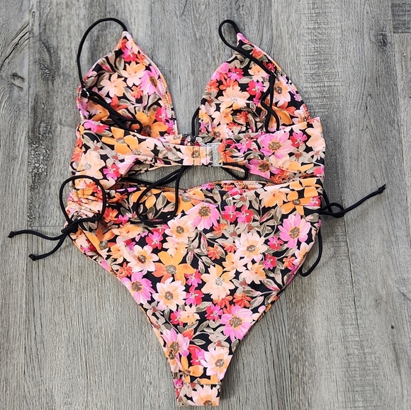 New!For Love And Lemons Vienna One Piece Swimsuit - Picture 7 of 12